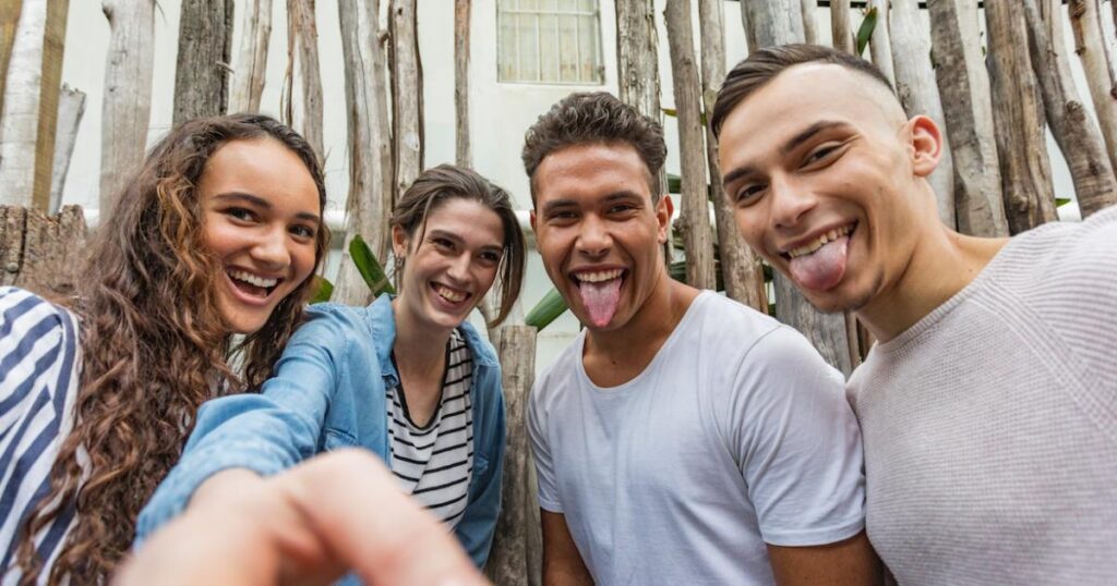 photo of young people